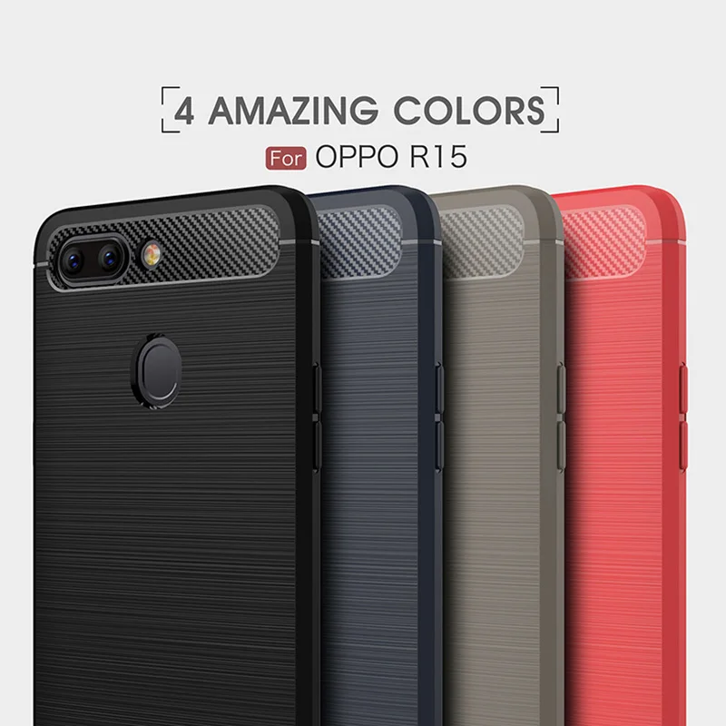 1Pcs Luxury Mobile Phone Cases for OPPO R15 Silicone Drop Protection Gel carbon fiber Soft Shell
1Pcs Luxury Mobile Phone Cases for OPPO R15 Silicone Drop Protection Gel carbon fiber Soft Shell