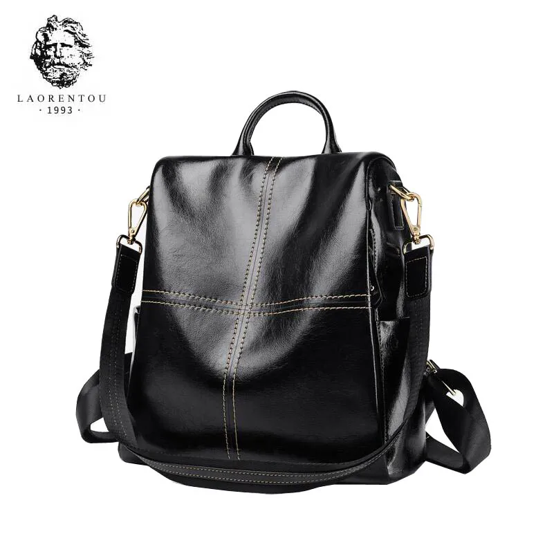 LAORENTOU high quality fashion luxury brand shoulder bag female 2019 new large capacity backpack leather soft leather dual-use h
LAORENTOU high quality fashion luxury brand shoulder bag female 2019 new large capacity backpack leather soft leather dual-use h