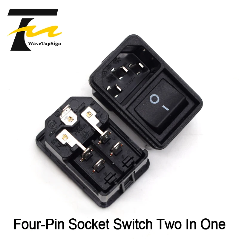 WaveTopSign Original New 100% Import Character Socket With Four Pin Socket Two In One R-301SN(B07) 15A 250V 2.16
WaveTopSign Original New 100% Import Character Socket With Four Pin Socket Two In One R-301SN(B07) 15A 250V 2.16