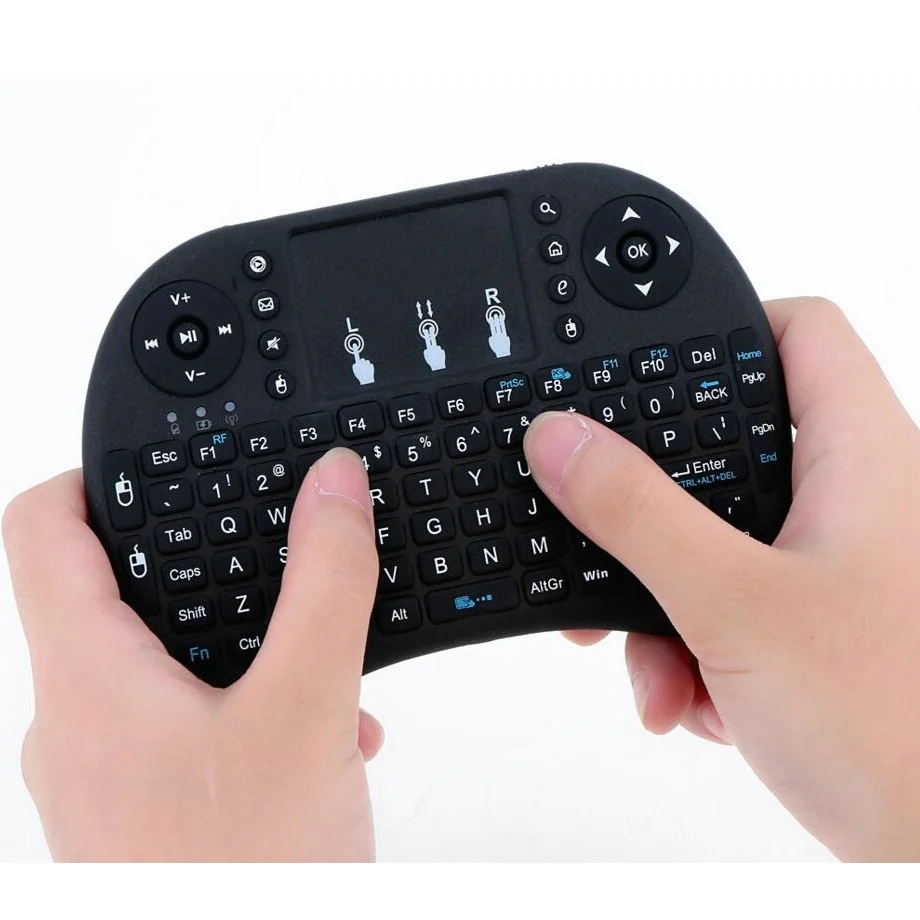 Wireless Mini keyboard Air Mouse English Arabic Russian Hebrew Version Spanish Thai Available for PC Laptop Raspberry Pi
Wireless Mini keyboard Air Mouse English Arabic Russian Hebrew Version Spanish Thai Available for PC Laptop Raspberry Pi