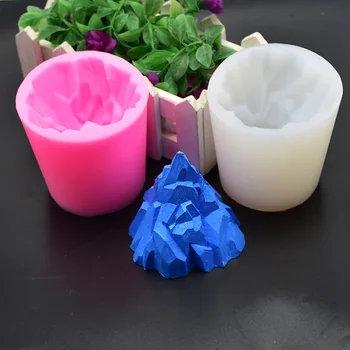 DIY Candle Crafts Molds Cake Mold Easy 3D iceberg Shaped Handmade Silicone Soap And Candle Mold
DIY Candle Crafts Molds Cake Mold Easy 3D iceberg Shaped Handmade Silicone Soap And Candle Mold