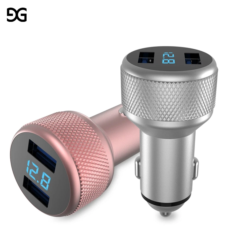 GUSGU Universal Led Display Dual USB Car Charger 3.1A for Samsung iPhone Xiaomi Mini Phone Charger Adapter for Mobile Phone
GUSGU Universal Led Display Dual USB Car Charger 3.1A for Samsung iPhone Xiaomi Mini Phone Charger Adapter for Mobile Phone