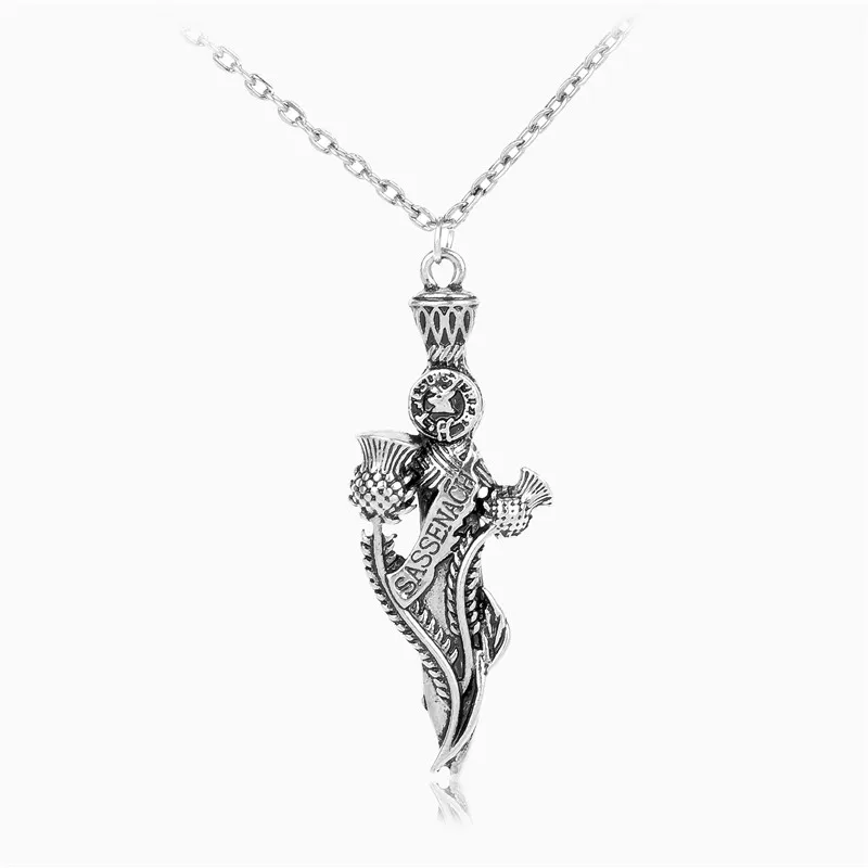 The-outlander-sassenach-with-Sword-Pendant-Necklace-cosplay-Jewelry-XL618