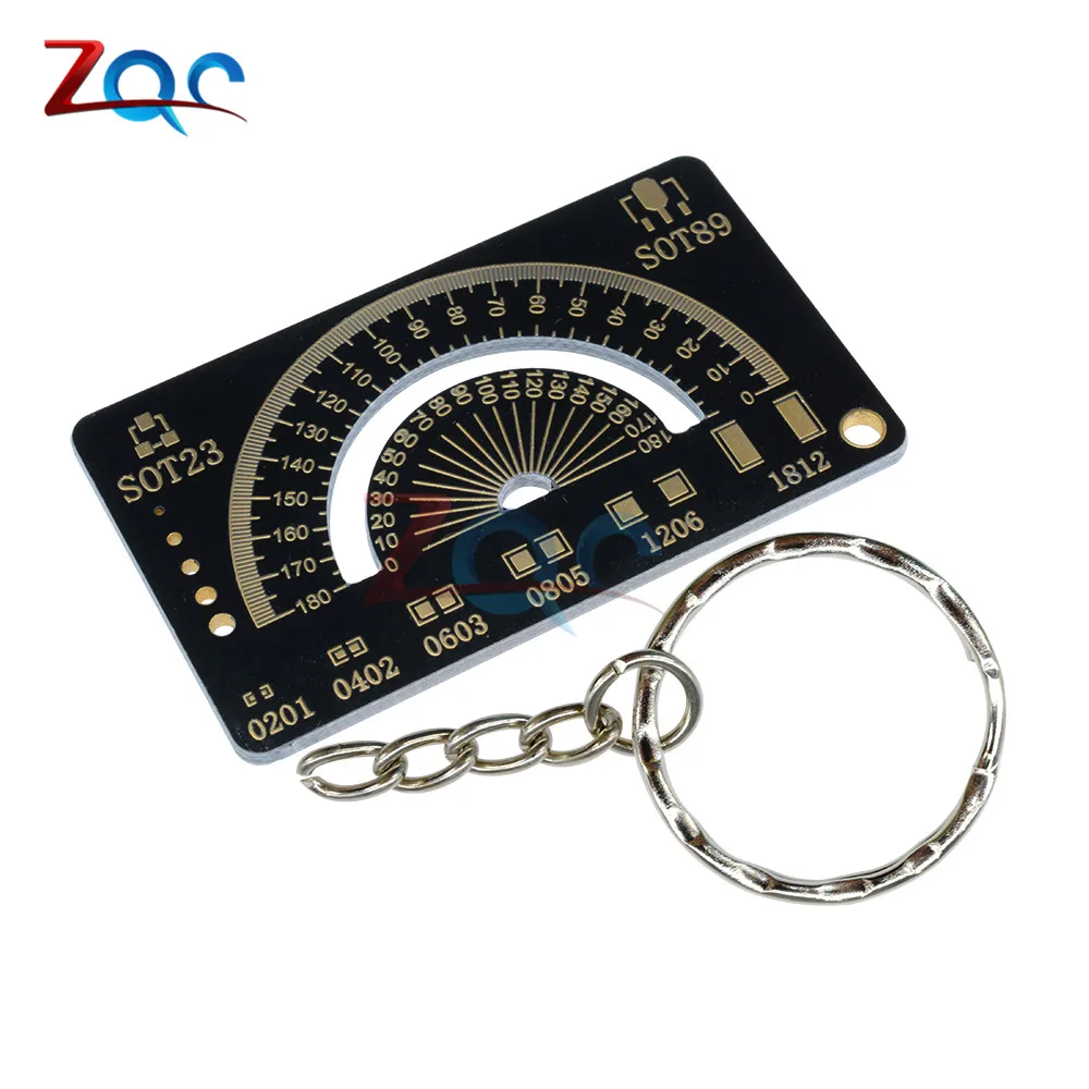4CM Multifunctional PCB Ruler Measuring Tool Resistor Capacitor Chip IC SMD Package Units For Electronic Engineers W/SOT89 SOT23
4CM Multifunctional PCB Ruler Measuring Tool Resistor Capacitor Chip IC SMD Package Units For Electronic Engineers W/SOT89 SOT23