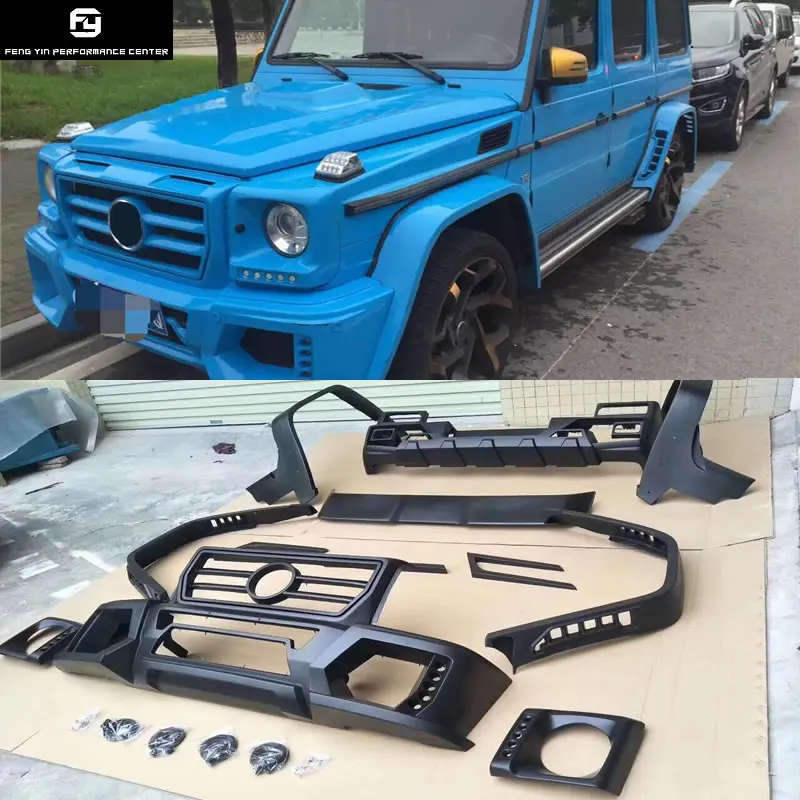 W463 G500 car body kit FRP Front bumper rear bumper diffuser Round eyebrows for Mercedes Benz W463 G55 WALD style 08-14
W463 G500 car body kit FRP Front bumper rear bumper diffuser Round eyebrows for Mercedes Benz W463 G55 WALD style 08-14