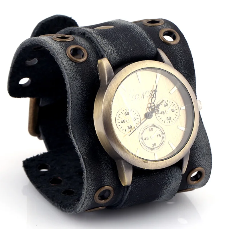 Vintage Unisex Watch Bracelet Cowhide Pentagram Circle Dial Handmade Beautiful Charm Decorate Individual Accessory Christma Gift
Vintage Unisex Watch Bracelet Cowhide Pentagram Circle Dial Handmade Beautiful Charm Decorate Individual Accessory Christma Gift