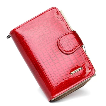 New Bright Genuine Leather Women Wallets Alligator Grain Vertical Hasp Ma'am Coins Credit Card Holder Purse Wallet Free Shipping
New Bright Genuine Leather Women Wallets Alligator Grain Vertical Hasp Ma'am Coins Credit Card Holder Purse Wallet Free Shipping