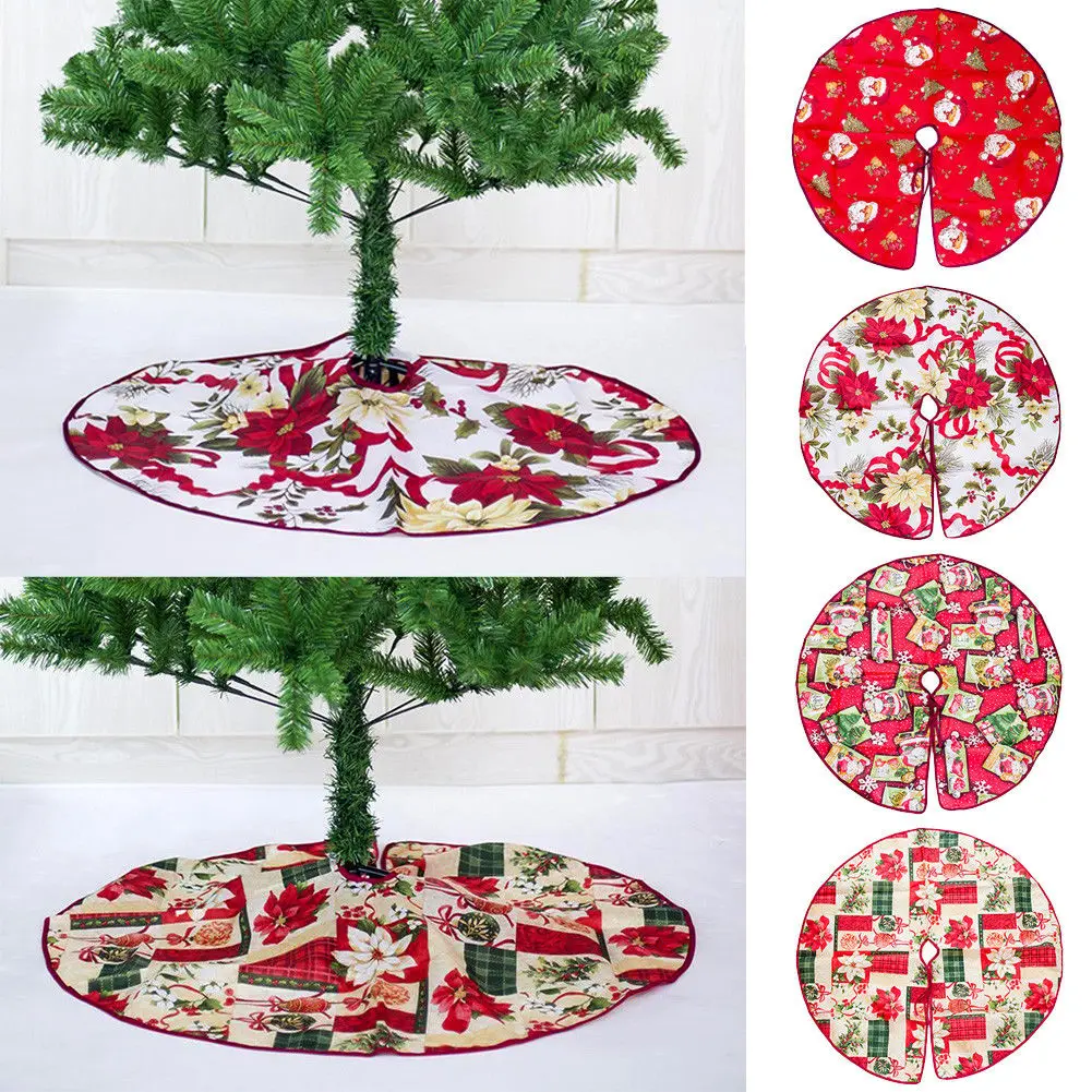 NEWLY Christmas Tree Skirt Santa FLOWER Base Floor Mat Cover Xmas Party Decor Ornament
NEWLY Christmas Tree Skirt Santa FLOWER Base Floor Mat Cover Xmas Party Decor Ornament