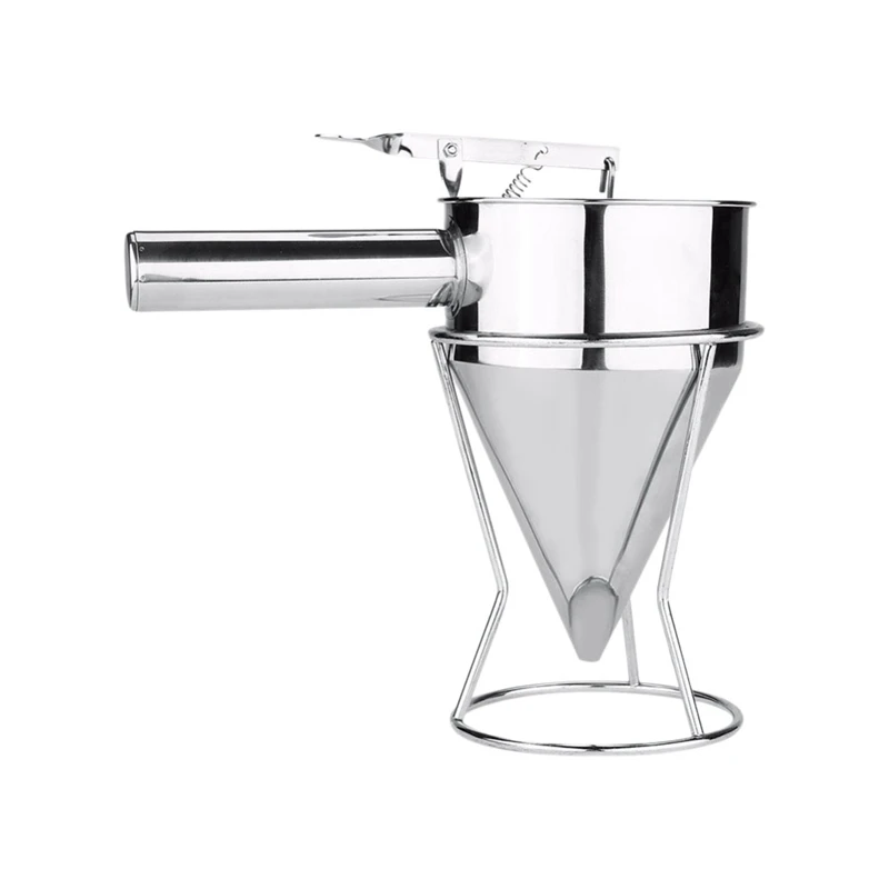 Stainless Steel Batter Pancake Ball Dispenser Cake Cupcake Dough Dispenser Funnel Household Takoyaki Machine Octopus Balls Mak
Stainless Steel Batter Pancake Ball Dispenser Cake Cupcake Dough Dispenser Funnel Household Takoyaki Machine Octopus Balls Mak