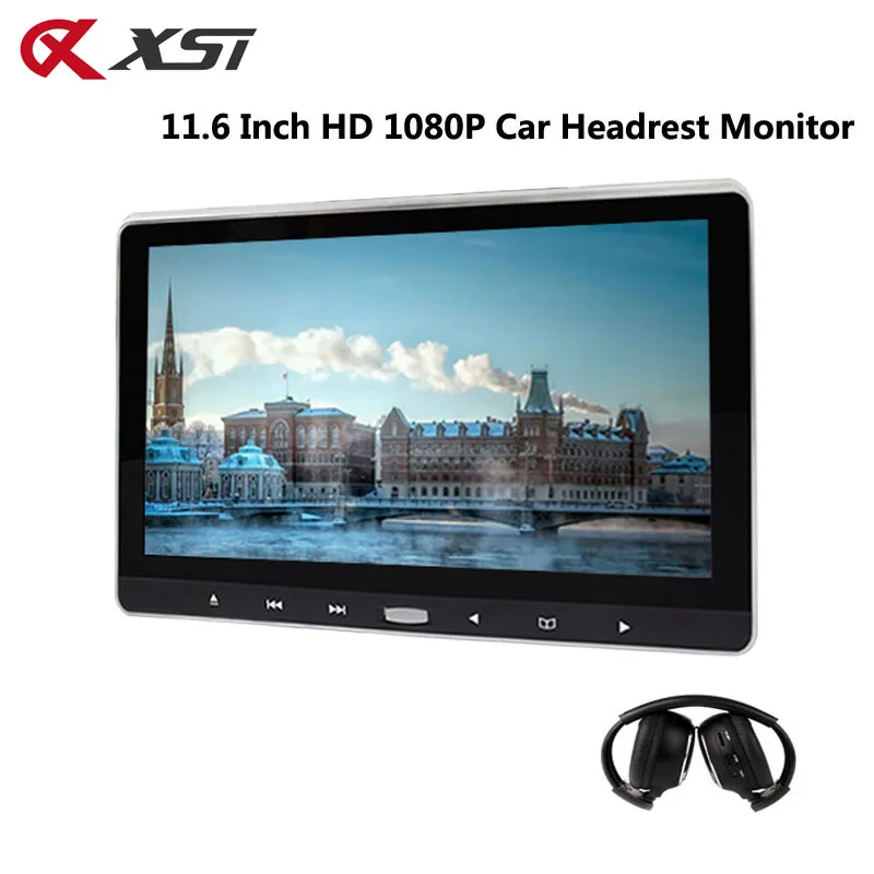 XST 11.6 Inch Car Headrest DVD Player Monitor Touch Button Support Video HD 1080P/USB/SD/IR/FM Transmitter/HDMI/Speaker/Game
XST 11.6 Inch Car Headrest DVD Player Monitor Touch Button Support Video HD 1080P/USB/SD/IR/FM Transmitter/HDMI/Speaker/Game