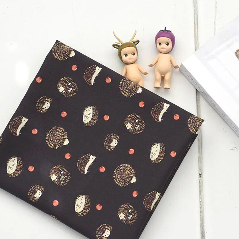 half yard Korean import plain cotton fabric with cartoon little hedgehog print, handmade DIY patchwork baby's garment dress A717
half yard Korean import plain cotton fabric with cartoon little hedgehog print, handmade DIY patchwork baby's garment dress A717