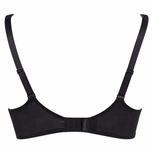 Ekouaer Brand Lace Bra Women's Unlined Brassiere Simple Crop Top Sexy Intimate Underwear Bra Black White 36 38 40 42 B/C/D/DD 26