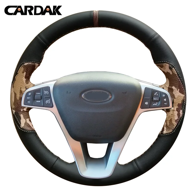 CARDAK DIY Black Leather Hand-stitched Car Steering Wheel Cover for Lada Vesta SW 2015 2016 2017 Lada X-Ray
CARDAK DIY Black Leather Hand-stitched Car Steering Wheel Cover for Lada Vesta SW 2015 2016 2017 Lada X-Ray