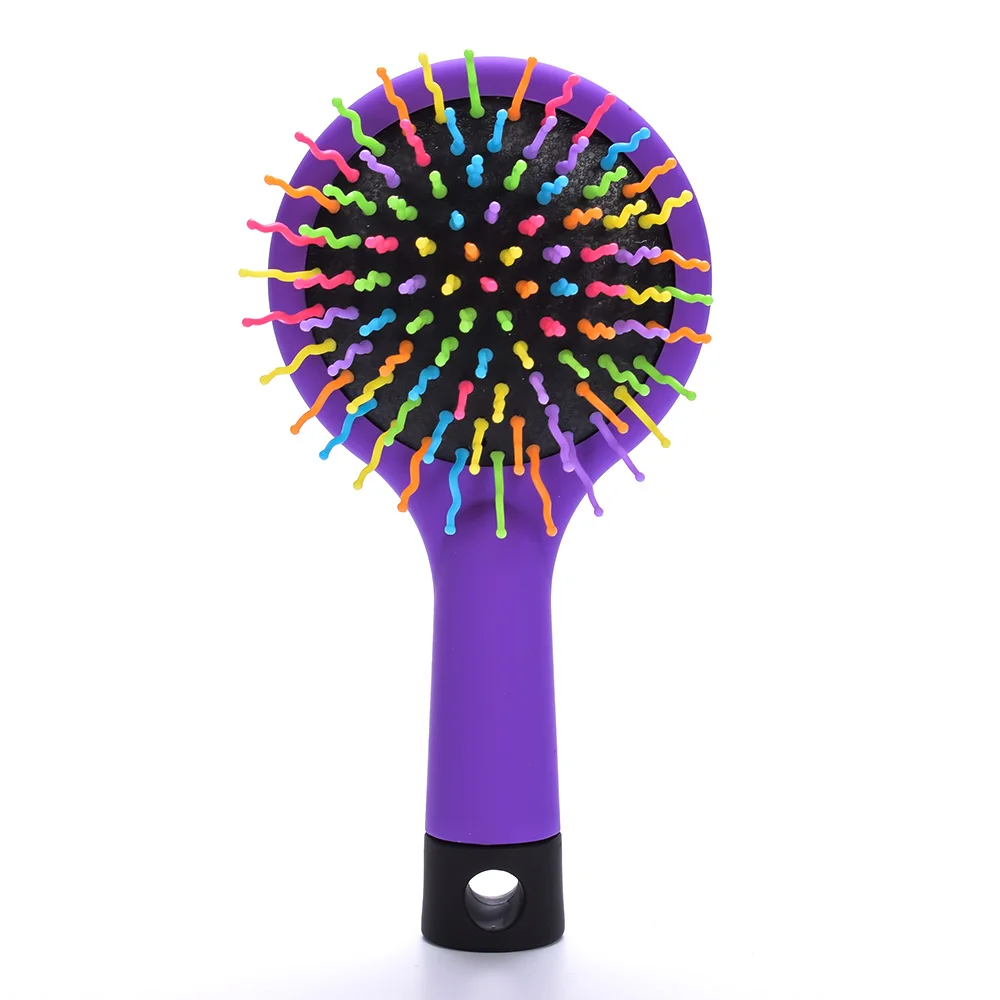 High Quality 1pc Rainbow Volume Anti-static Magic Detangler Hair Curl Straight Massage Comb Brush Styling Tools With Mirror
High Quality 1pc Rainbow Volume Anti-static Magic Detangler Hair Curl Straight Massage Comb Brush Styling Tools With Mirror