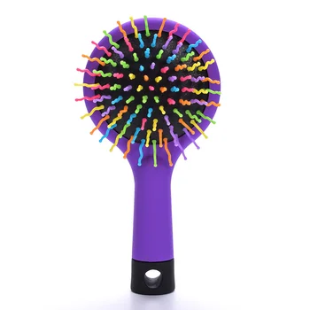 High Quality 1pc Rainbow Volume Anti-static Magic Detangler Hair Curl Straight Massage Comb Brush Styling Tools With Mirror
High Quality 1pc Rainbow Volume Anti-static Magic Detangler Hair Curl Straight Massage Comb Brush Styling Tools With Mirror