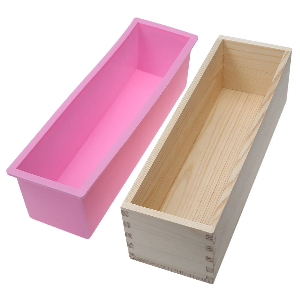 High Quality 1200g Soap Loaf Mold Wooden Box DIY Making Tool Rectangle Silicone Soap Moulds Wooden Box
High Quality 1200g Soap Loaf Mold Wooden Box DIY Making Tool Rectangle Silicone Soap Moulds Wooden Box