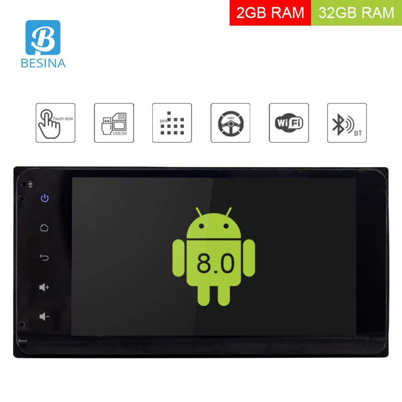 Besina 9inch Android 8.0 Car Radio For Toyota Corolla 2017 2018 Multimedia Player WIFI GPS Navigation HD Audio Stereo 2G+32G RDS
Besina 9inch Android 8.0 Car Radio For Toyota Corolla 2017 2018 Multimedia Player WIFI GPS Navigation HD Audio Stereo 2G+32G RDS