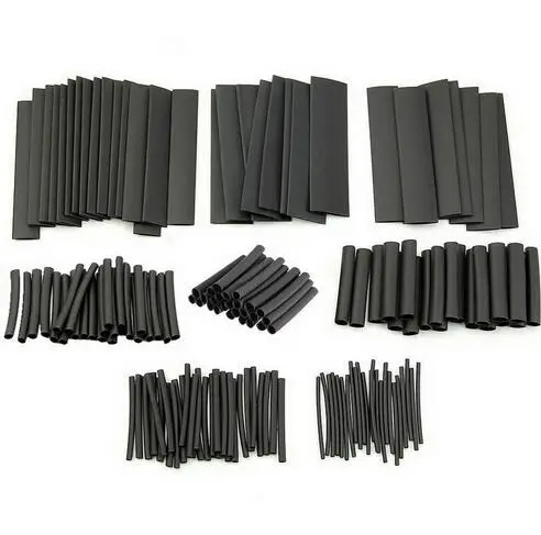 New 150Pcs Polyolefin 2:1 Halogen-Free Heat Shrink Tubing Tube Sleeving Wrap Wire Cable Kit 8 Sizes Black Color VEB49 P50
New 150Pcs Polyolefin 2:1 Halogen-Free Heat Shrink Tubing Tube Sleeving Wrap Wire Cable Kit 8 Sizes Black Color VEB49 P50
