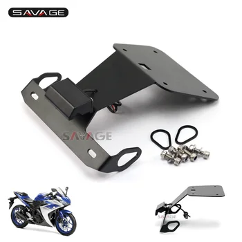 For YAMAHA YZF R3 R25 MT-25 MT-03 2014-2017 Fender Eliminator Registration Plate Bracket License Plate Holder Motorcycle Parts 
For YAMAHA YZF R3 R25 MT-25 MT-03 2014-2017 Fender Eliminator Registration Plate Bracket License Plate Holder Motorcycle Parts