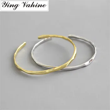 ying Vahine New Arrival Nail Bracelets & Bangles 100% 925 Sterling Silver Glossy Irregular Bangle for Women
ying Vahine New Arrival Nail Bracelets & Bangles 100% 925 Sterling Silver Glossy Irregular Bangle for Women