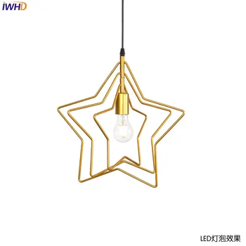 IWHD Creative Star LED Hanglamp Post Modern Pendant Lights Industrial Lamp Light Fixtures For Home Lighting Luminaire Suspendu
IWHD Creative Star LED Hanglamp Post Modern Pendant Lights Industrial Lamp Light Fixtures For Home Lighting Luminaire Suspendu