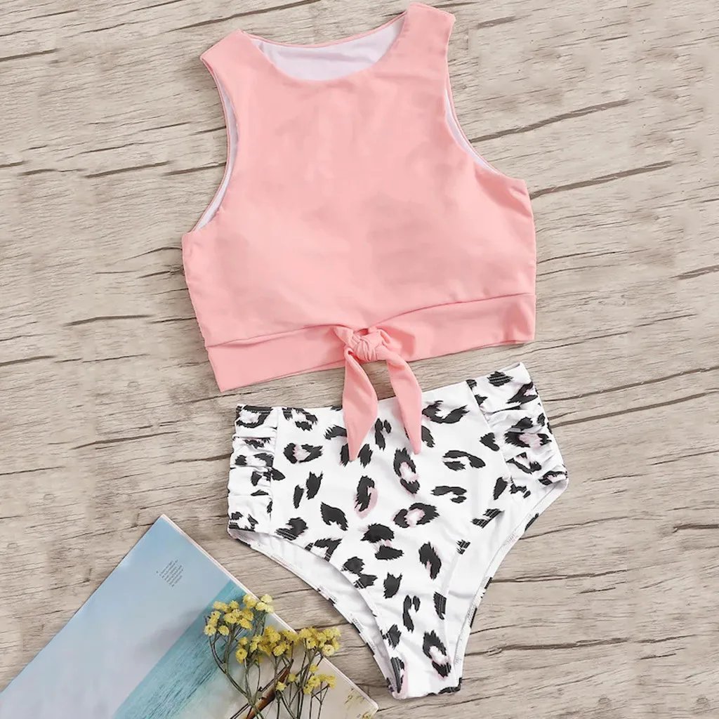 Swimwear women 2019 push up bikini set ladies Bikinis Set Two Piece Knot Front Crop Top Swimsuit with Floral Bottom
Swimwear women 2019 push up bikini set ladies Bikinis Set Two Piece Knot Front Crop Top Swimsuit with Floral Bottom