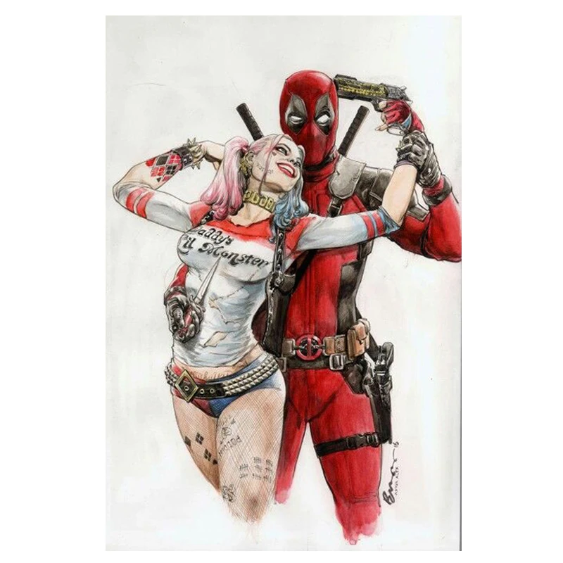 5D Rhinestones Diamond Embroidery Deadpool Clowns 5d Diy Diamond Painting Cross Stitch Full Square Mosaic Home Decor JS2245 
5D Rhinestones Diamond Embroidery Deadpool Clowns 5d Diy Diamond Painting Cross Stitch Full Square Mosaic Home Decor JS2245