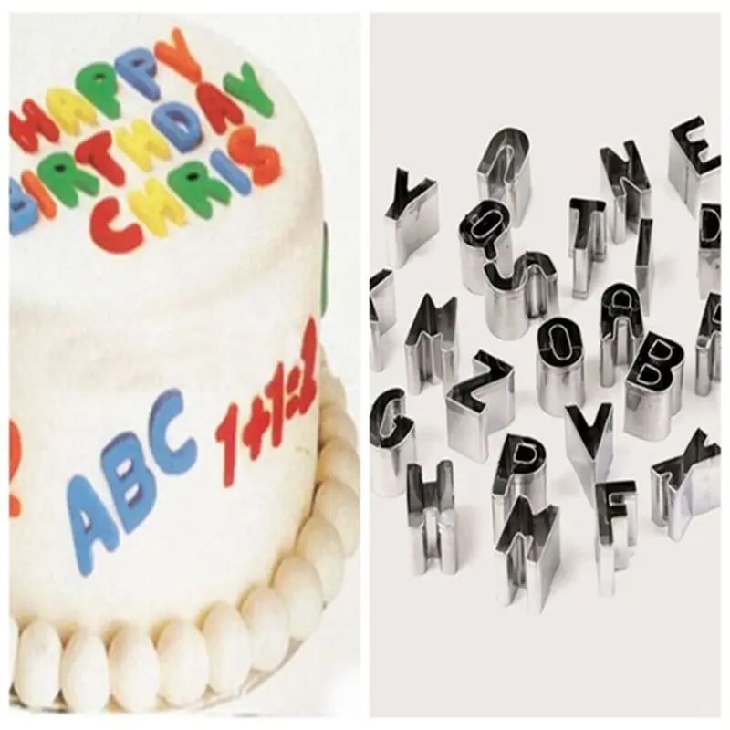 family baking making stainless steel 26 English letters/set biscuit cutters baby favorite alphabet cookie cutters free shiping
family baking making stainless steel 26 English letters/set biscuit cutters baby favorite alphabet cookie cutters free shiping