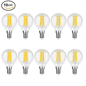 E14 LED Bulbs Vintage G45 Golf Bulb 4W Small Edison Screw Retrofit Clear Filament Light Bulb 10-Pack Warm No Strobe 220V
E14 LED Bulbs Vintage G45 Golf Bulb 4W Small Edison Screw Retrofit Clear Filament Light Bulb 10-Pack Warm No Strobe 220V
