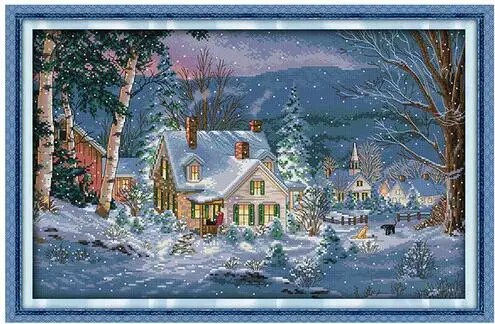Winter's Hush Christmas Counted Cross Stitch Sets Cross Stitch 11CT 14CT Cross Stitch Kits Embroidery Dimensions 70-062
Winter's Hush Christmas Counted Cross Stitch Sets Cross Stitch 11CT 14CT Cross Stitch Kits Embroidery Dimensions 70-062