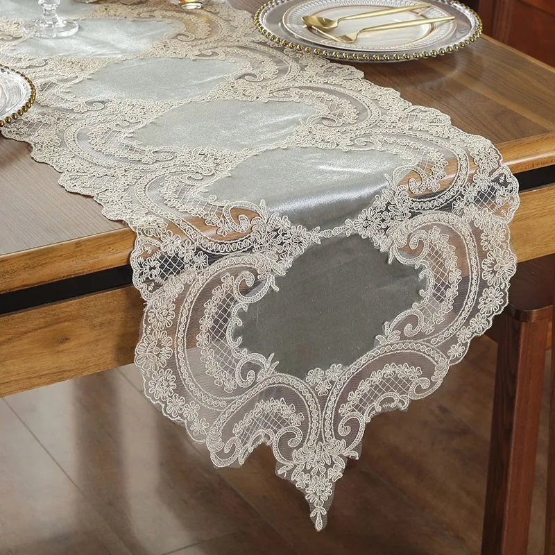 Luxury European Embroidery Christmas Table Runner Tassel Fine Lace Desk Flag TV Cabinet Fabric Yellow Classical Tablecloth Decor
Luxury European Embroidery Christmas Table Runner Tassel Fine Lace Desk Flag TV Cabinet Fabric Yellow Classical Tablecloth Decor