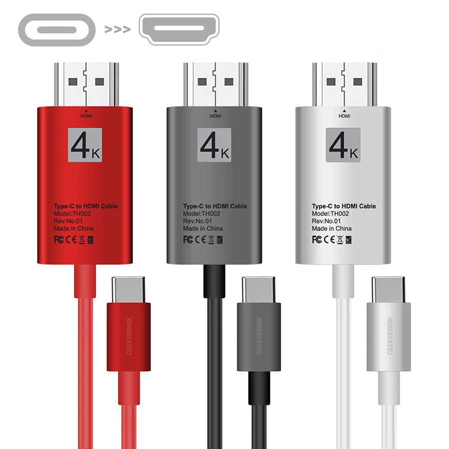 USB 3.1 USB-C Type C to 4K HDMI Cable HDTV Adapter for MacBook Samsung S8 S9 Plus Huawei P20 Pro Mate 20 USB-C TO HDMI Cable
USB 3.1 USB-C Type C to 4K HDMI Cable HDTV Adapter for MacBook Samsung S8 S9 Plus Huawei P20 Pro Mate 20 USB-C TO HDMI Cable