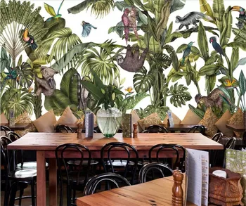 beibehang papel de parede Custom wallpaper 3d mural European Retro hand-painted tropical plants nostalgic background wall paper
beibehang papel de parede Custom wallpaper 3d mural European Retro hand-painted tropical plants nostalgic background wall paper