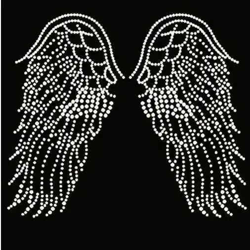 2pcs/lot angel's wing Rhinestones Heat Transfer Design Iron On Motifs rhinestone iron on transfers designs patch for shirt dress
2pcs/lot angel's wing Rhinestones Heat Transfer Design Iron On Motifs rhinestone iron on transfers designs patch for shirt dress
