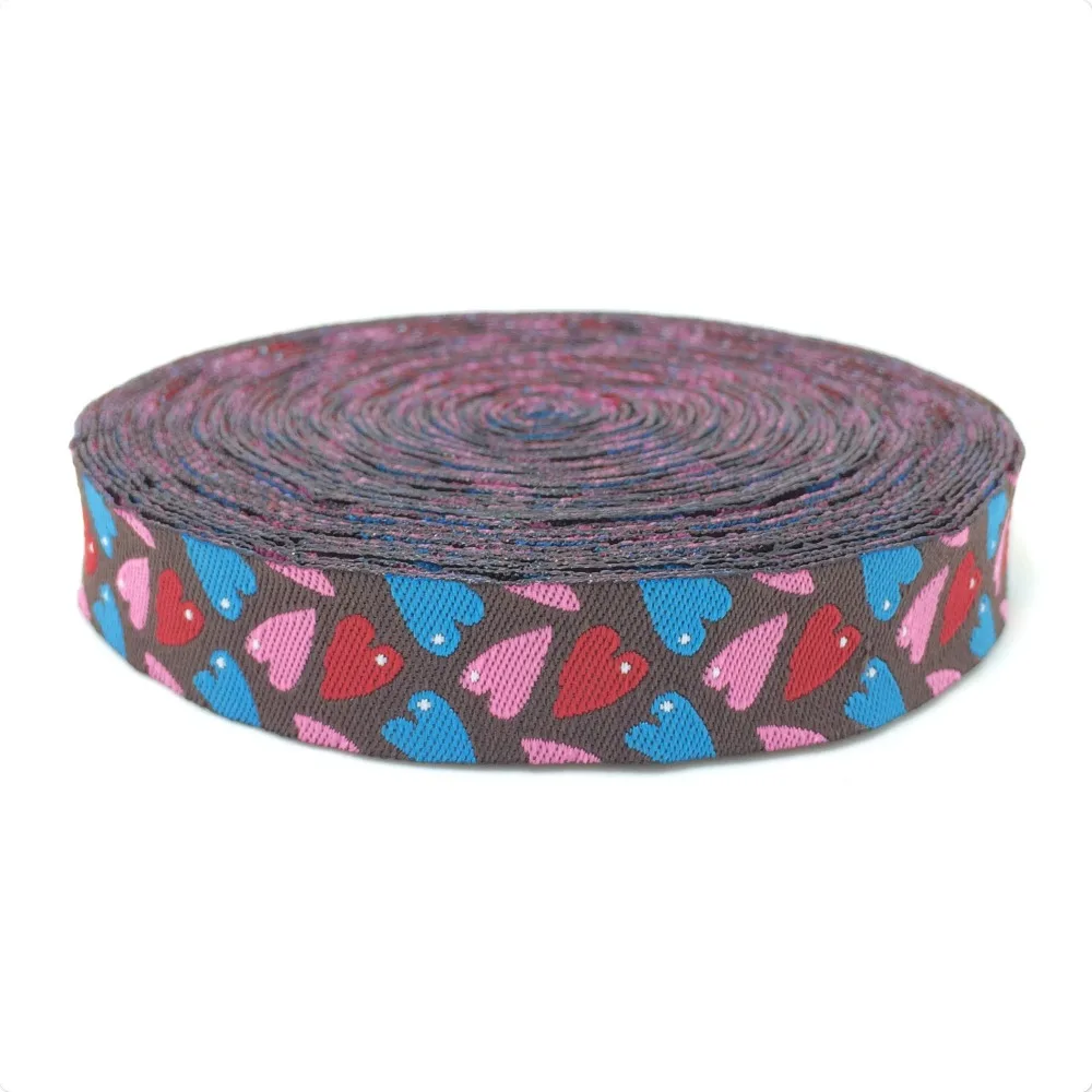 NEW wholesale 5/8 '(16 mmx10yards) 100% Polyester Woven Jacquard Ribbon colorful loving heart KTZD15102810
NEW wholesale 5/8 '(16 mmx10yards) 100% Polyester Woven Jacquard Ribbon colorful loving heart KTZD15102810