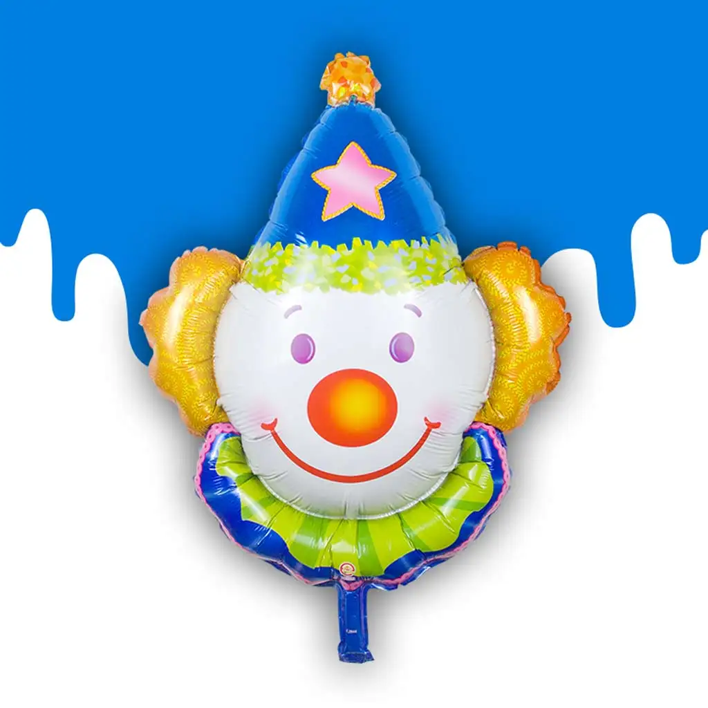 Foil Super Shape Clown Balloon Circus Party Juggles Kids Birthday Party Supplies Foil Super Shape Clown Balloon Circus Party Juggles Kids Birthday Party Supplies