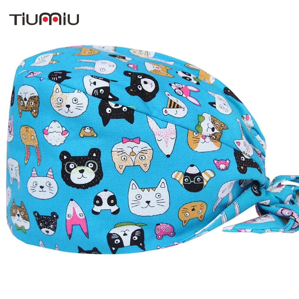 Hospital Animal Pattern Cotton Medical Cap Surgical Cap Dental Clinic Beuaty Salon Medical Accestories for Men Women
Hospital Animal Pattern Cotton Medical Cap Surgical Cap Dental Clinic Beuaty Salon Medical Accestories for Men Women