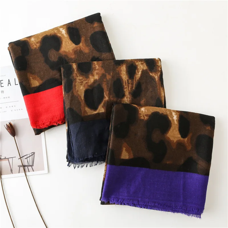 KYQIAO infinity scarf women leopard scarf female autumn winter Spain style long red black purple leopard patchwork scarf
KYQIAO infinity scarf women leopard scarf female autumn winter Spain style long red black purple leopard patchwork scarf