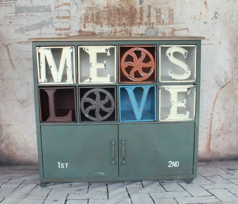 American country to do the old Mediterranean style display cabinet metal lockers locker entrance industrial loft Sideboard
American country to do the old Mediterranean style display cabinet metal lockers locker entrance industrial loft Sideboard