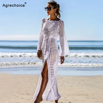 2019 New Sexy Crochet Beach Cover Up Women Bikini Swimwear Cover Up Long Beach Dress Bat Sleeves Swimsuit Bathing Suit Cover-Ups
2019 New Sexy Crochet Beach Cover Up Women Bikini Swimwear Cover Up Long Beach Dress Bat Sleeves Swimsuit Bathing Suit Cover-Ups