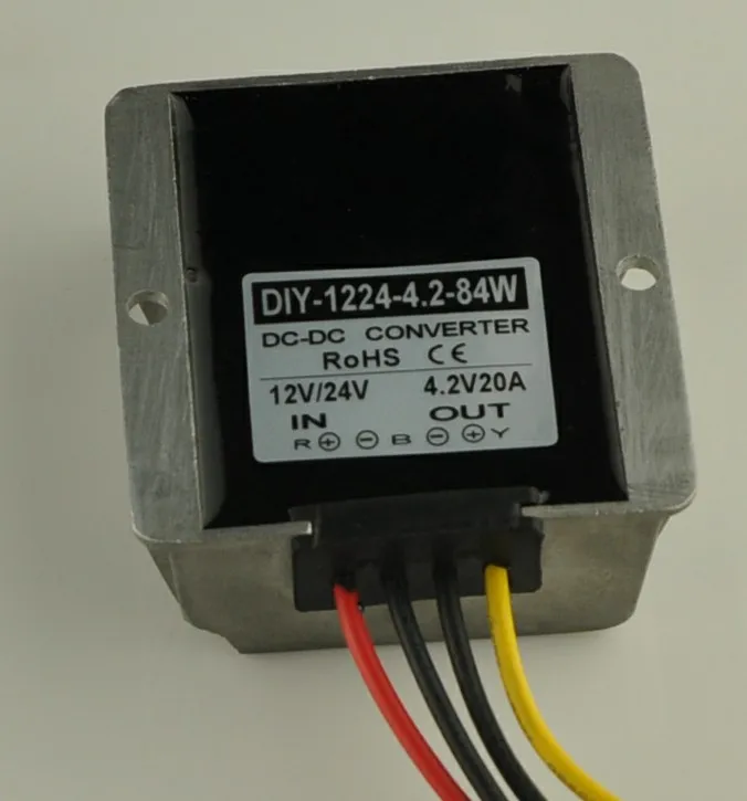 DC DC 12V24V(7.5V-40V) To 4.2V 20A 84W Step Down Converter Buck Module Car Power Converter Adapter Voltage Regulator Waterproof DC DC 12V24V(7.5V-40V) To 4.2V 20A 84W Step Down Converter Buck Module Car Power Converter Adapter Voltage Regulator Waterproof<br><br>Aliexpress