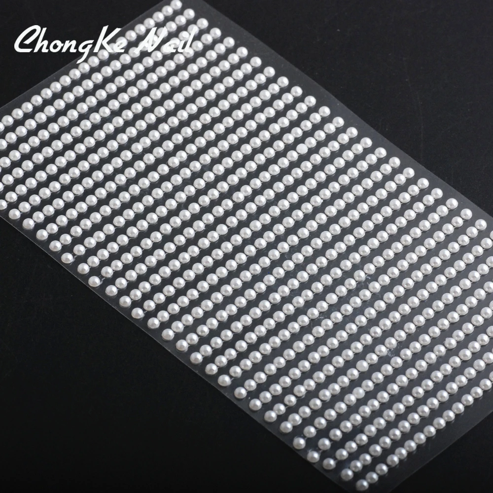 Diameter 3mm 750pcs/sheet White Flatback Imitation Pearl Stickers Self Adhesive For Nail art DIY phone personalized
Diameter 3mm 750pcs/sheet White Flatback Imitation Pearl Stickers Self Adhesive For Nail art DIY phone personalized