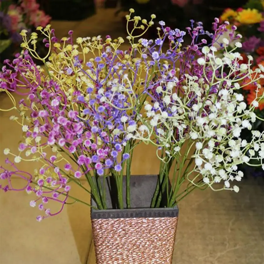 Home Decor Fake flowers Artificial Gypsophila Flower Silk Wedding Party Bouquet decoration Art drop shipping mar29
Home Decor Fake flowers Artificial Gypsophila Flower Silk Wedding Party Bouquet decoration Art drop shipping mar29