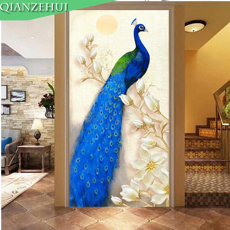 QIANZEHUI,DIY Diamond Embroidery,Round Diamond Full rhinestone 5D Peacock magnolia Diamond painting cross stitch,needlework
QIANZEHUI,DIY Diamond Embroidery,Round Diamond Full rhinestone 5D Peacock magnolia Diamond painting cross stitch,needlework