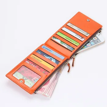 Fashion New Women Wallets High Quality Solid Color PU Leather Ultrathin Multifunction ID Credit Card Holder Wallet #04
Fashion New Women Wallets High Quality Solid Color PU Leather Ultrathin Multifunction ID Credit Card Holder Wallet #04