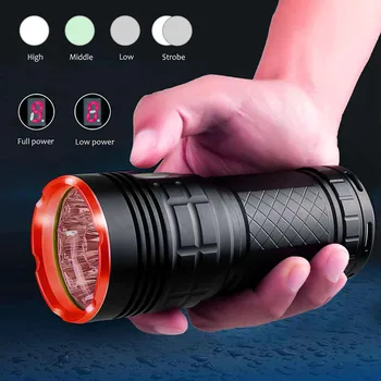 ISHOWTIENDA most powerful LED flashlight 8x XM-L T6 LED Power Digital Display Hunting Flashligt battery for hunting#g20
ISHOWTIENDA most powerful LED flashlight 8x XM-L T6 LED Power Digital Display Hunting Flashligt battery for hunting#g20