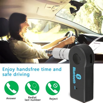 Handsfree universal V2.1 Bluetooth receiver Car Kit 3.5MM Jack adapter AUX Audio Music Wireless For huawei iPhone auto speaker
Handsfree universal V2.1 Bluetooth receiver Car Kit 3.5MM Jack adapter AUX Audio Music Wireless For huawei iPhone auto speaker