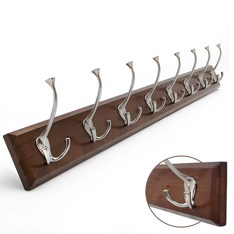 Hardware Hook Rail with 5 Flared Top Hooks Bamboo Stand Hanging Door Knobs Home Hook Coat and Hat Rack Wall Mount Storage Rack
Hardware Hook Rail with 5 Flared Top Hooks Bamboo Stand Hanging Door Knobs Home Hook Coat and Hat Rack Wall Mount Storage Rack