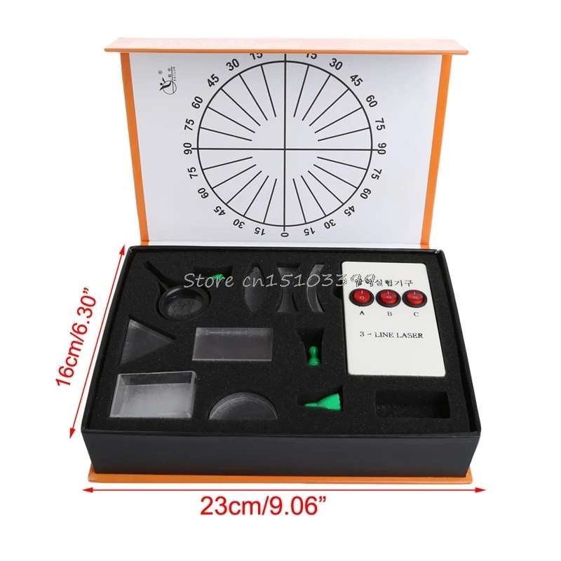 Optical Equipments Experiments Concave Convex Lens Prism Set Physical Optical Kit Laboratory Equipment
Optical Equipments Experiments Concave Convex Lens Prism Set Physical Optical Kit Laboratory Equipment