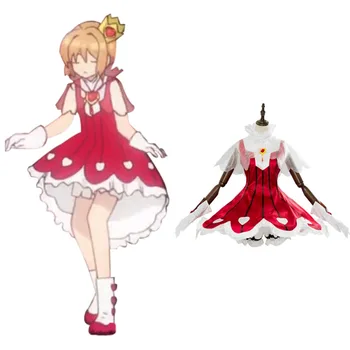 Cardcaptor Sakura Cosplay Costume CCS Clear Card Arc Sakura Rose Heart Rocket Beat Dress Adult Girl Women Halloween Costumes
Cardcaptor Sakura Cosplay Costume CCS Clear Card Arc Sakura Rose Heart Rocket Beat Dress Adult Girl Women Halloween Costumes